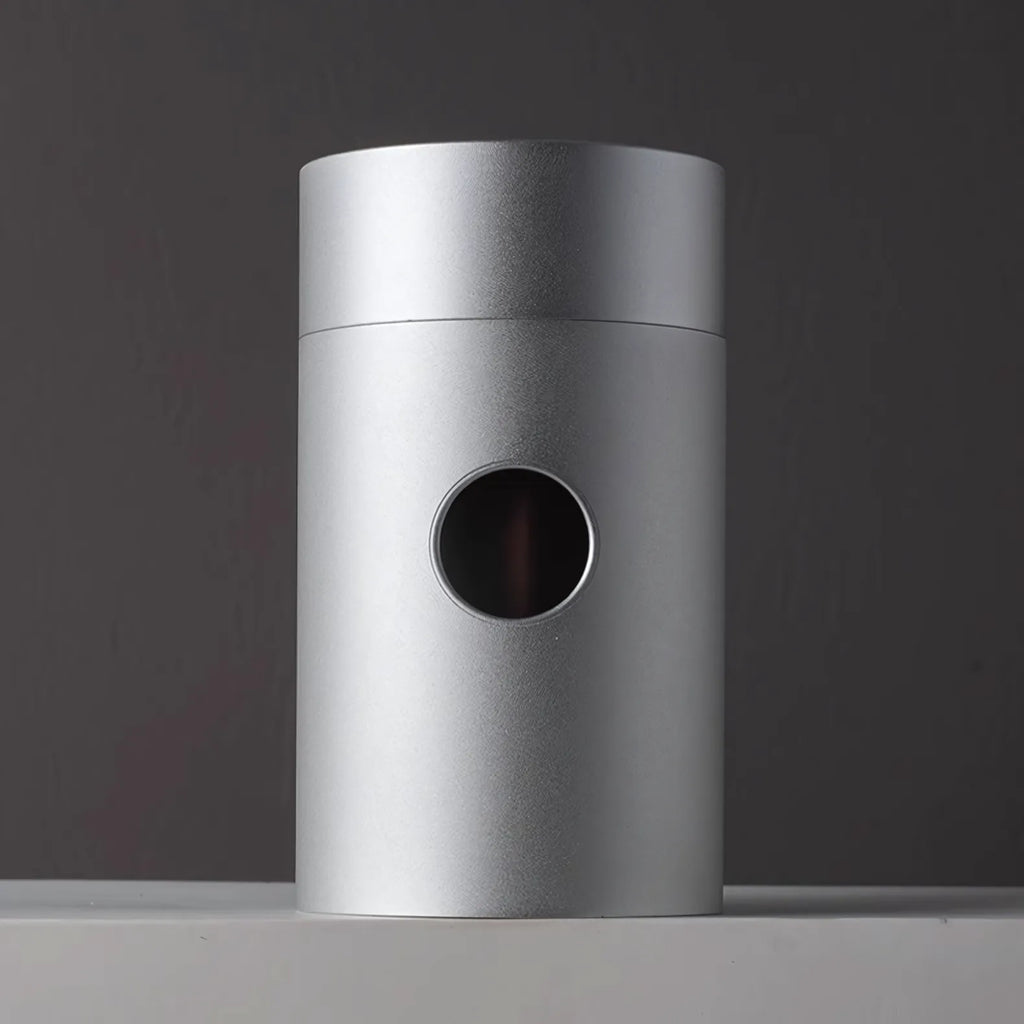 Round Coffee Filter Paper Stand - Aluminium Cylinder