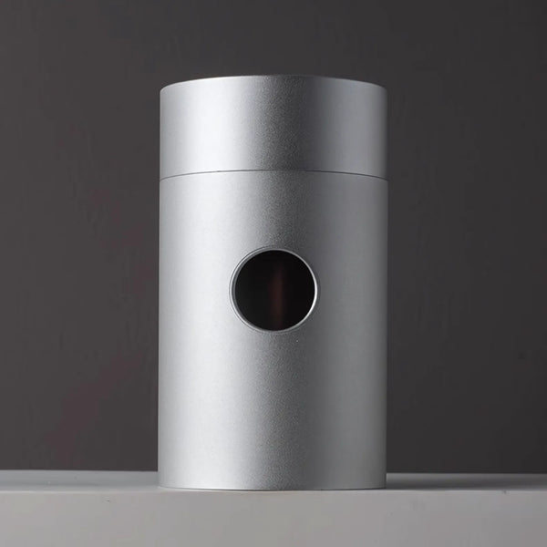 Round Coffee Filter Paper Stand - Aluminium Cylinder