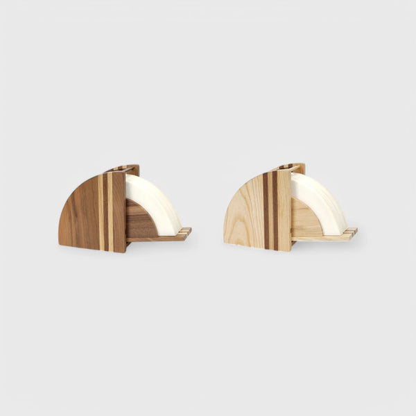 Wood Wedge Coffee Filter Paper Holder - V60 Filters