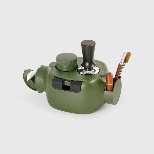 Barista Robot Espresso Tamping Station with Knock Box
