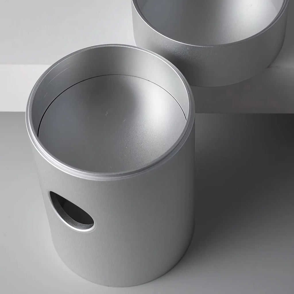 Round Coffee Filter Paper Stand - Aluminium Cylinder