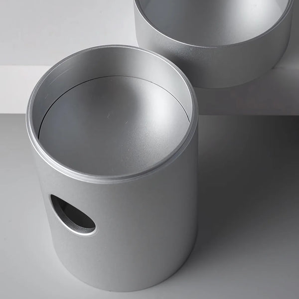 Round Coffee Filter Paper Stand - Aluminium Cylinder