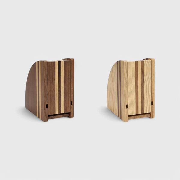 Wood Wedge Coffee Filter Paper Holder - V60 Filters
