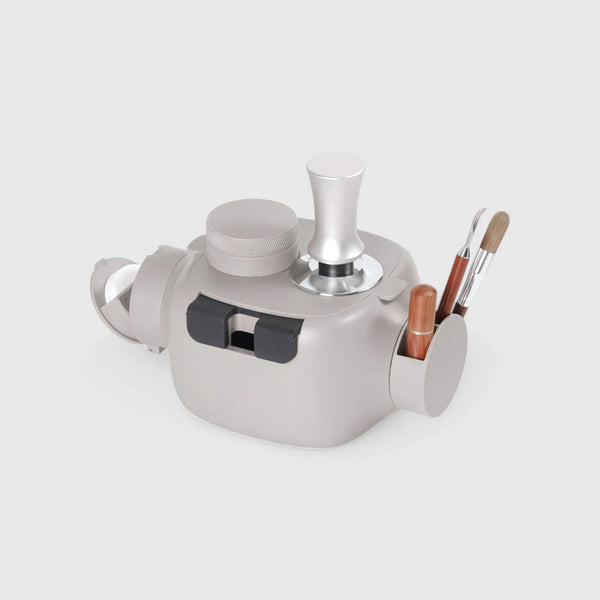 Barista Robot Espresso Tamping Station with Knock Box