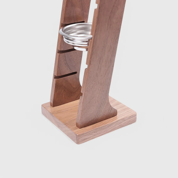 Solid Wood Coffee Basket Holder with 6 Compartments