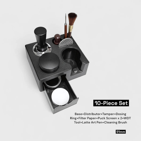 Espresso Tamping Station with Filter Drawer