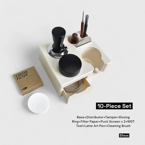 Espresso Tamping Station with Filter Drawer