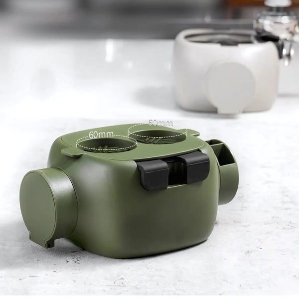Barista Robot Espresso Tamping Station with Knock Box