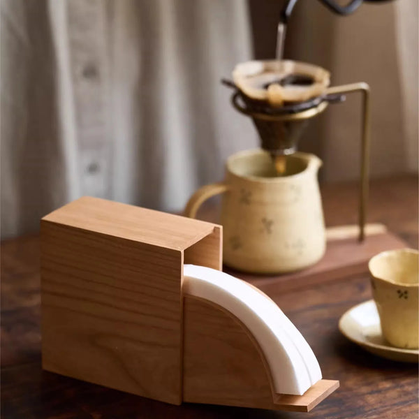 Folding Wedge Coffee Filter Organizer