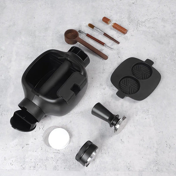 Barista Robot Espresso Tamping Station with Knock Box