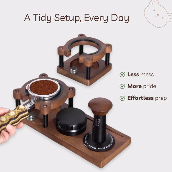 Wooden Espresso Tamping Base🐻