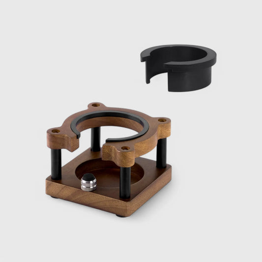 Bear-Shaped Wooden Espresso Tamping Base