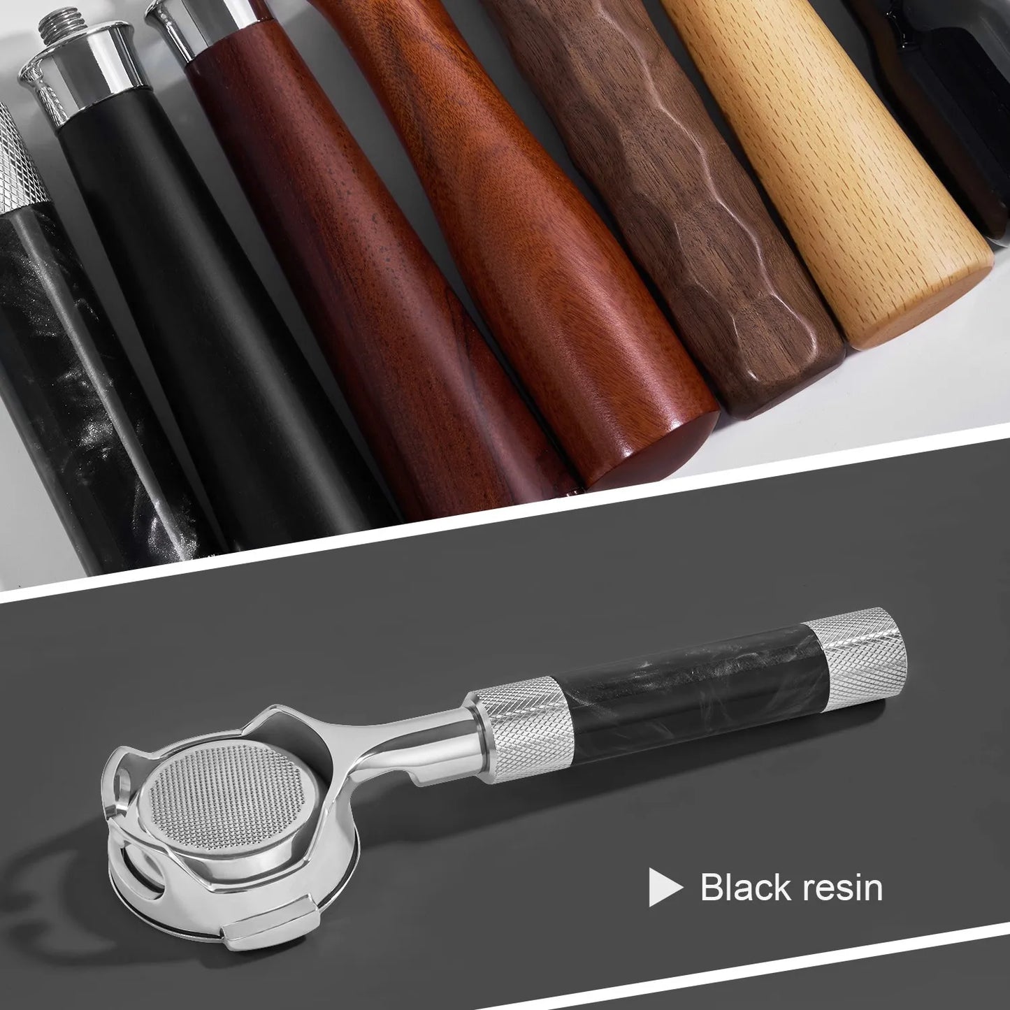 Bottomless Portafilter – 58mm Open-Style Handle