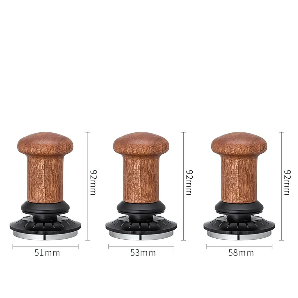 Calibrated Espresso Tamper with Adjustable Depth and 30lb Spring Pressure