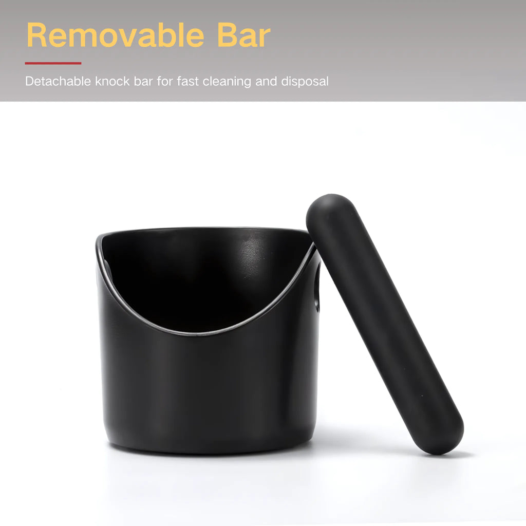 Compact Espresso Knock Box – 0.45L ABS Coffee Waste Bin