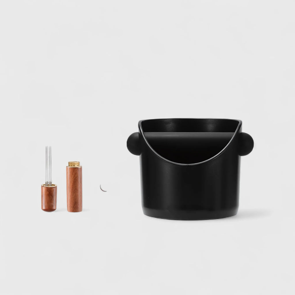 Compact Espresso Knock Box – 0.45L ABS Coffee Waste Bin
