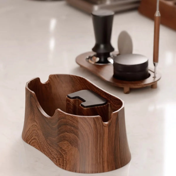 Tamping Station with Knock Box