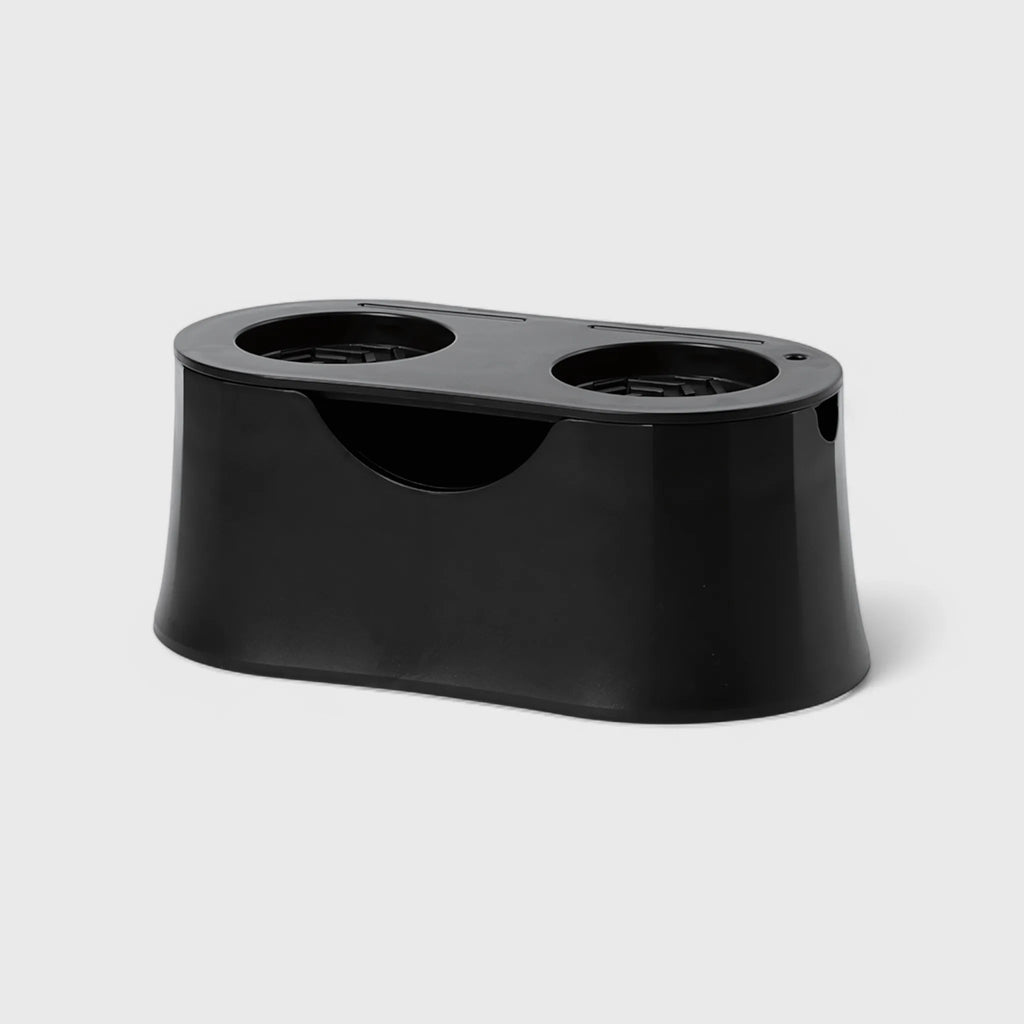 Compact Espresso Tamping Station with Knock Box