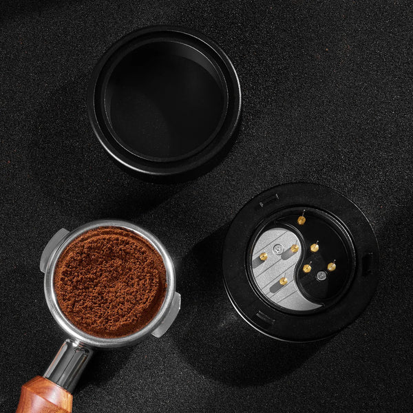 Tai Chi Espresso WDT Tool – 7-Pin Coffee Distribution Needle with Base