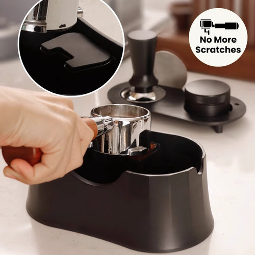 Tamping Station with Knock Box