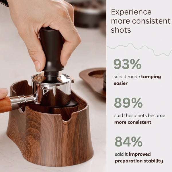 Tamping Station with Knock Box