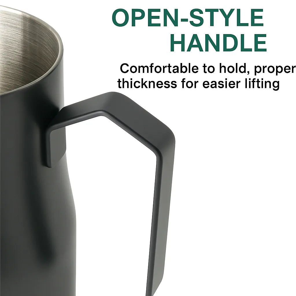 Goose Neck Coffee Frother Milk Jug | 304 Stainless Steel