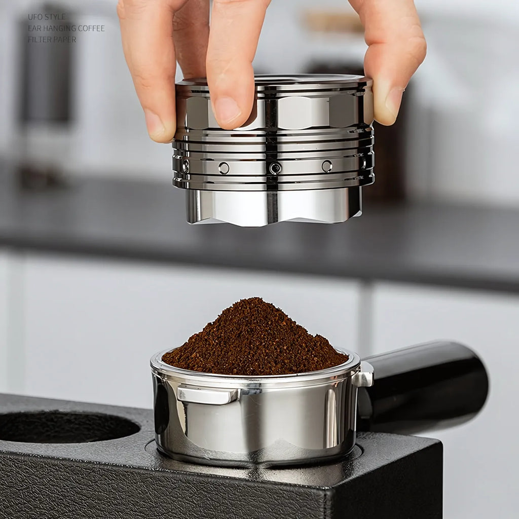 Stainless Steel Self-Leveling Espresso Distributor