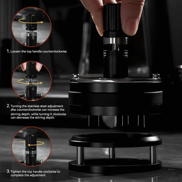 Magnetic Espresso WDT Tool with 12×0.4mm Needles