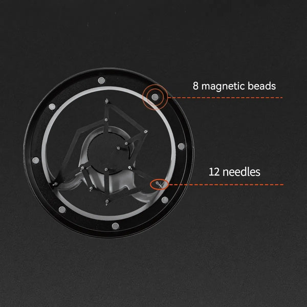 Magnetic Espresso WDT Tool with 12×0.4mm Needles