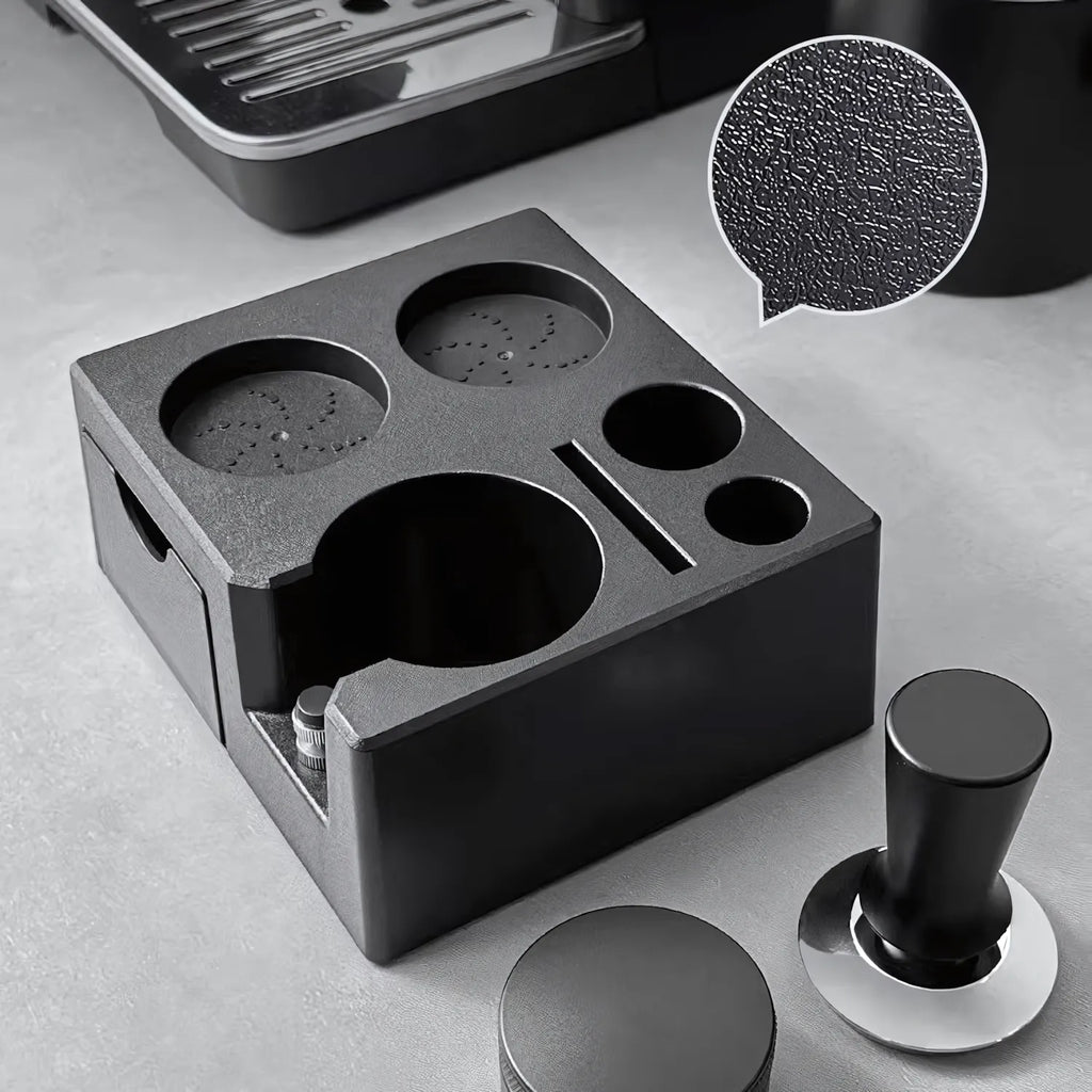 Espresso Tamping Station with Filter Drawer