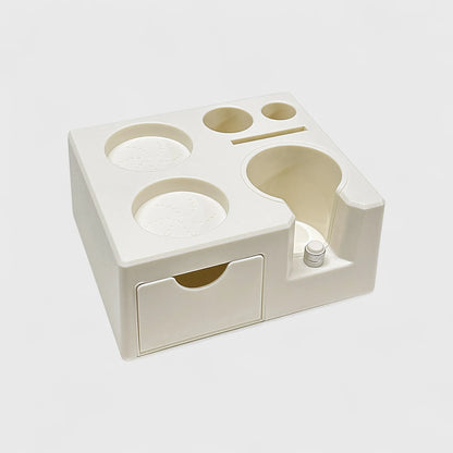 Multi-Function Espresso Tamping Station with Filter Drawer