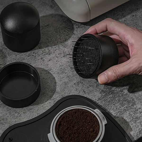 Precision Espresso WDT Tool – Rotating Coffee Distributor with Base