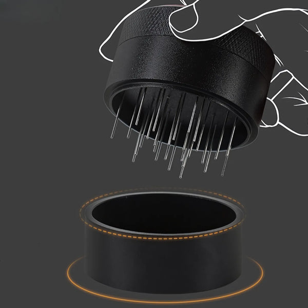 Precision Espresso WDT Tool – Rotating Coffee Distributor with Base