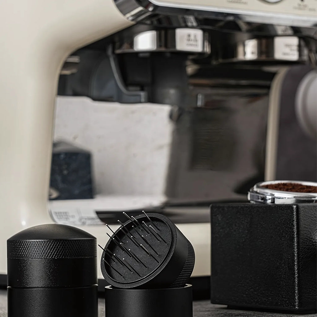 Precision Espresso WDT Tool – Rotating Coffee Distributor with Base