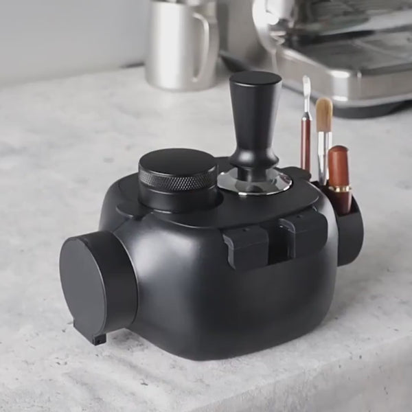Barista Robot Espresso Tamping Station with Knock Box