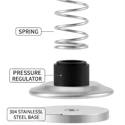 Spring Loaded Espresso Tamper with 30lb Pressure