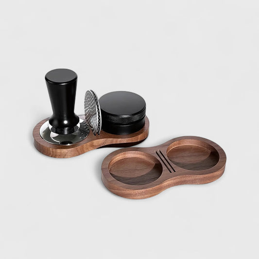 Walnut Wood Espresso Tool Organizer Board
