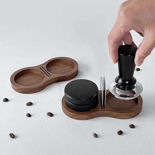 Walnut Wood Espresso Tool Organizer Board